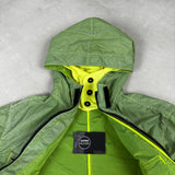 Pixel Reflective Hooded Jacket Green