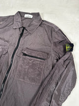 Nylon Metal Ripstop Overshirt Purple
