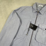 Washed Canvas Overshirt Lavender