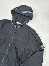 Old Dye Hooded Overshirt Black