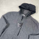 Poly Wool Blend Jacket Grey