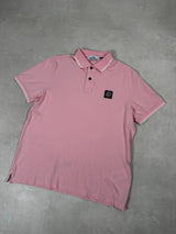 Short Sleeve Polo Shirt Pink