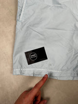 Brushed Cotton Swim Shorts Light Blue