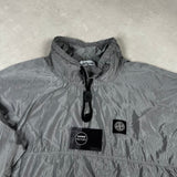 Nylon Metal Ripstop Smock Silver