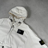 Canvas Cotton Hooded Smock Cream