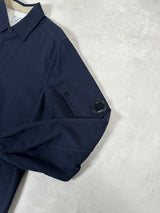 Wool Blend Overshirt Navy