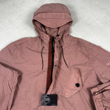Flatt Nylon Hooded Anorak Smock Pink