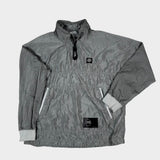 Nylon Metal Ripstop Smock Silver