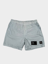 Brushed Cotton Swim Shorts Light Blue
