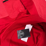 Colour Block Zip Pocket Sweatshirt Red