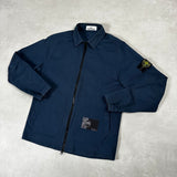 Thick Cotton Overshirt Navy