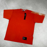 Logo Print T - Shirt Orange
