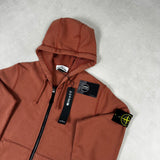 Full Zip Hoodie Rust
