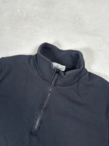 Quarter Zip Sweatshirt Black