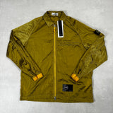 Econyl Nylon Metal Overshirt Gold