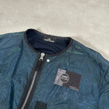 Shadow Project Nylon Metal Spider Bomber Jacket Blue