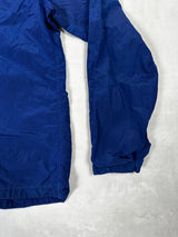 Nylon Metal Lined Overshirt Blue