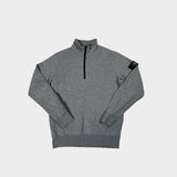 Quarter Zip Sweatshirt Grey