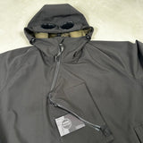 C.P. Shell Hooded Goggle Smock Jacket Black