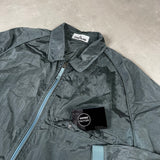 Econyl Nylon Metal Overshirt Light Blue