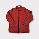 Garment Dyed Overshirt Coral