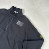 1/4 Zip Pop Ripstop Smock Black