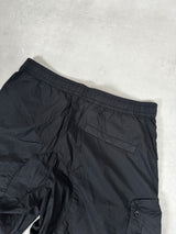 Cotton Loose Fit Cargo Pants Black