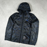 Black Label Camo Hooded Jacket Blue