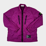 Crinkle Reps Zip Overshirt Purple