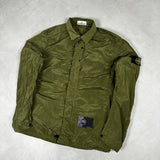 Nylon Metal Overshirt Khaki