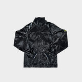 Prismatic Silk Zipped Jacket Black