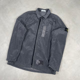 Nylon Metal Lined Overshirt Grey