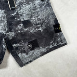 Grid Camo Econyl Shorts Grey
