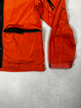 Chrome Zipped Overshirt Orange