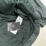 Crinkle Reps Overshirt Petrol Green