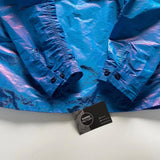 Nylon Metal Weft Overshirt Blue & Pink