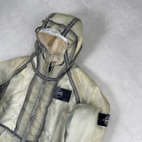 Poly Cover Composite Sherling Lined Jacket Cream