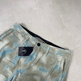Camo Devore Cargo Trousers Blue