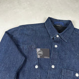 Denim Research Bull Denim Overshirt Indigo Blue