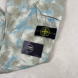 Camo Devore Cargo Trousers Blue