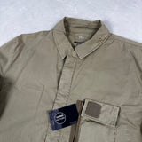 Metropolis Series Overshirt Light Brown