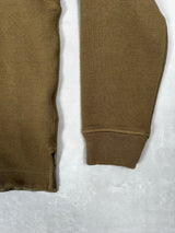 Ghost 1/4 Zip Sweatshirt Brown