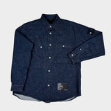 Denim Research Bull Denim Overshirt Indigo Blue