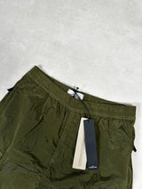 Nylon Metal Bermuda Comfort Shorts Khaki