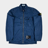 Washed Canvas Overshirt Blue