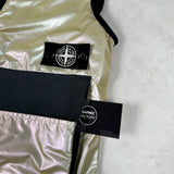 Special Process Iridescent Reflex Mat Gilet Gold