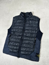 Garment Dyed Micro Yarn Down Gilet Navy