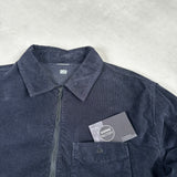 1/2 Zip Corduroy Overshirt Navy