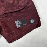 Nylon Metal Swim Shorts Burgundy