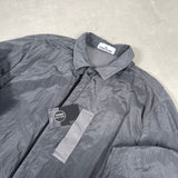 Nylon Metal Lined Overshirt Grey